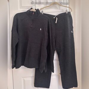 Men’s Polo Ralph Lauren Sweatsuit XL
Pullover Sweatpants Charcoal
Gray